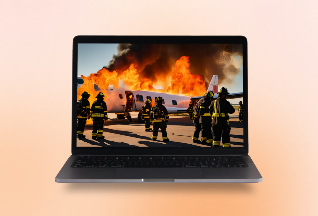 Dubai International Airport Firefighter Simulation OS